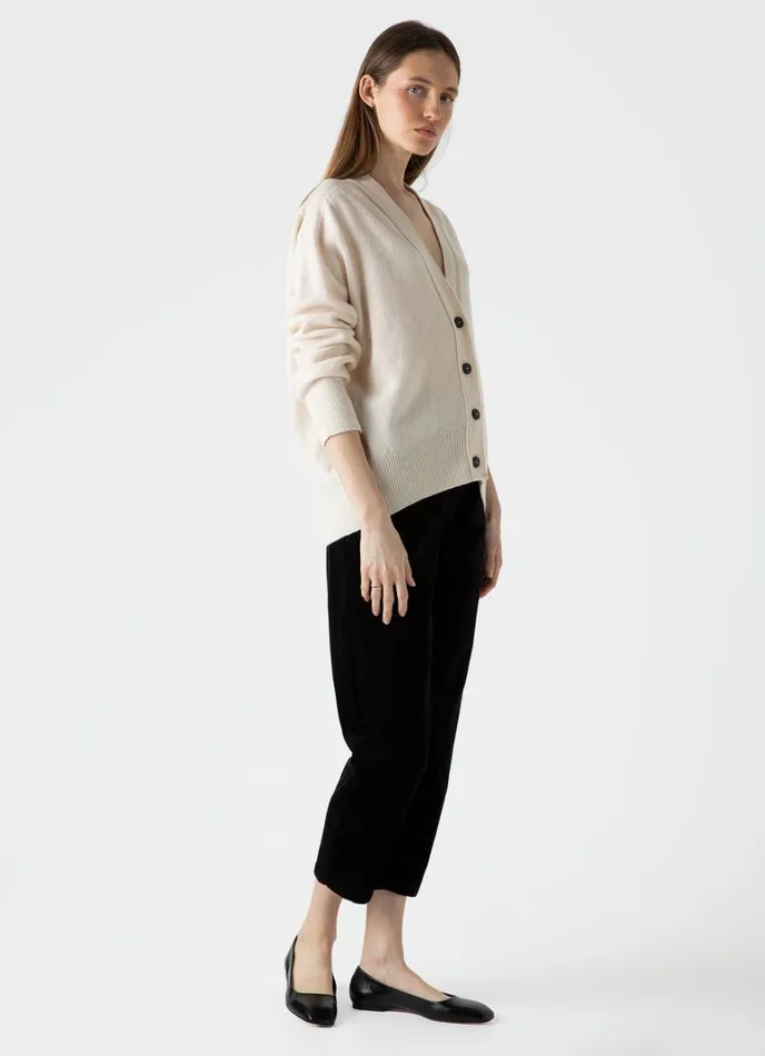 SUNSPEL Knitwear Lambswool Cardigan Ecru 8211 Women
