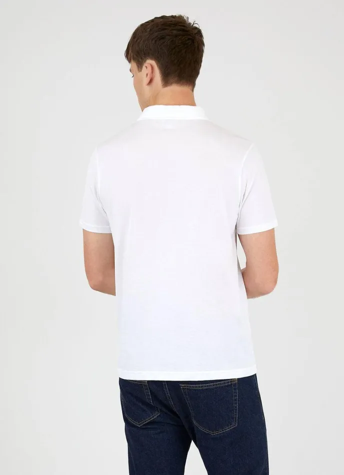 SUNSPEL Polo Shirts Jersey Classic Polo Shirt White 8211 Men