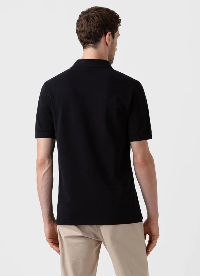 SUNSPEL Polo Shirts Piqu Polo Shirt Black 8211 Men
