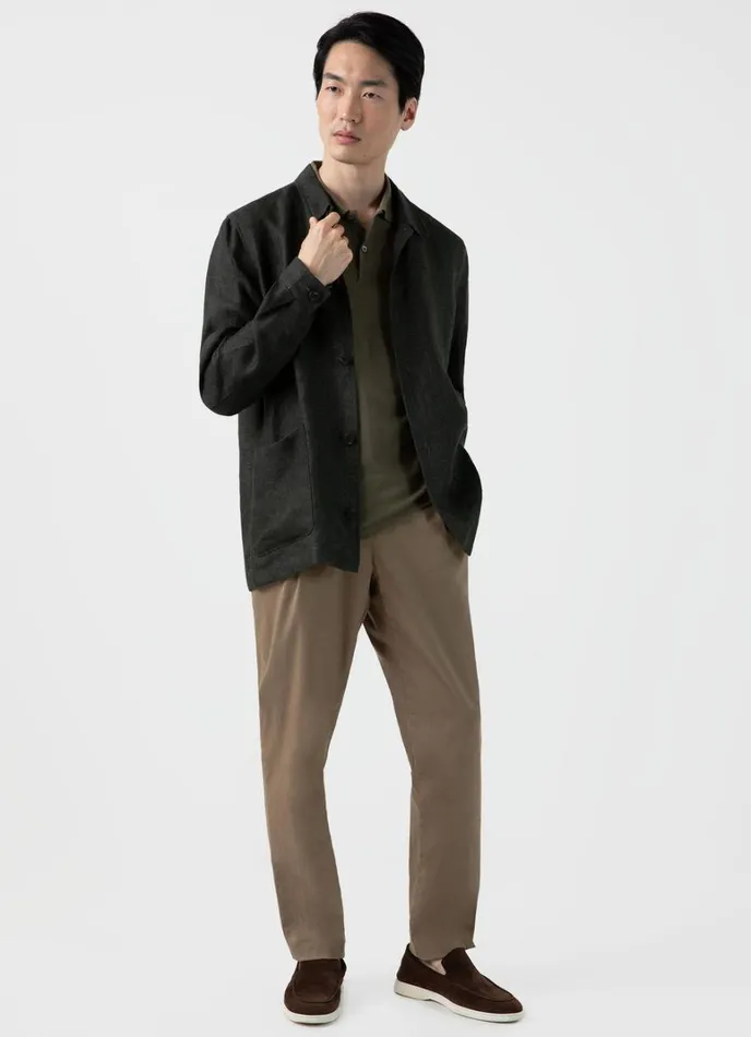 SUNSPEL Polo Shirts Piqu Polo Shirt Khaki 8211 Men