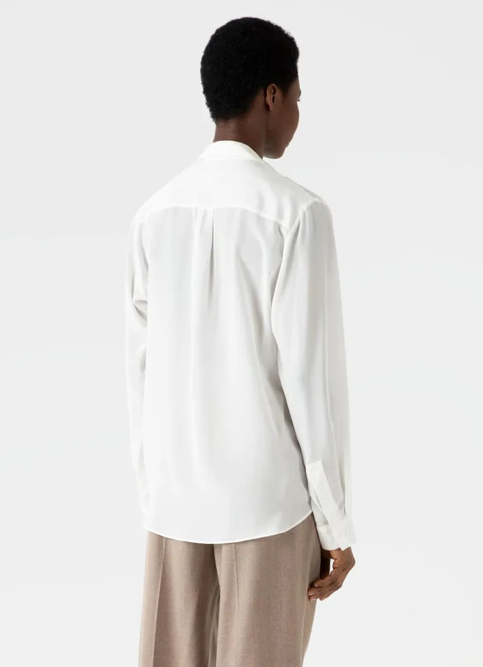 SUNSPEL Shirts and Blouses Silk Shirt Ecru 8211 Women