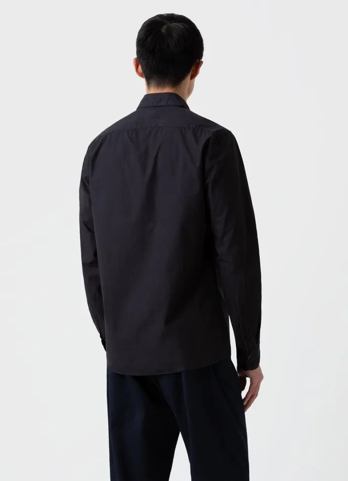 SUNSPEL Shirts Lightweight Poplin Shirt Black 8211 Men