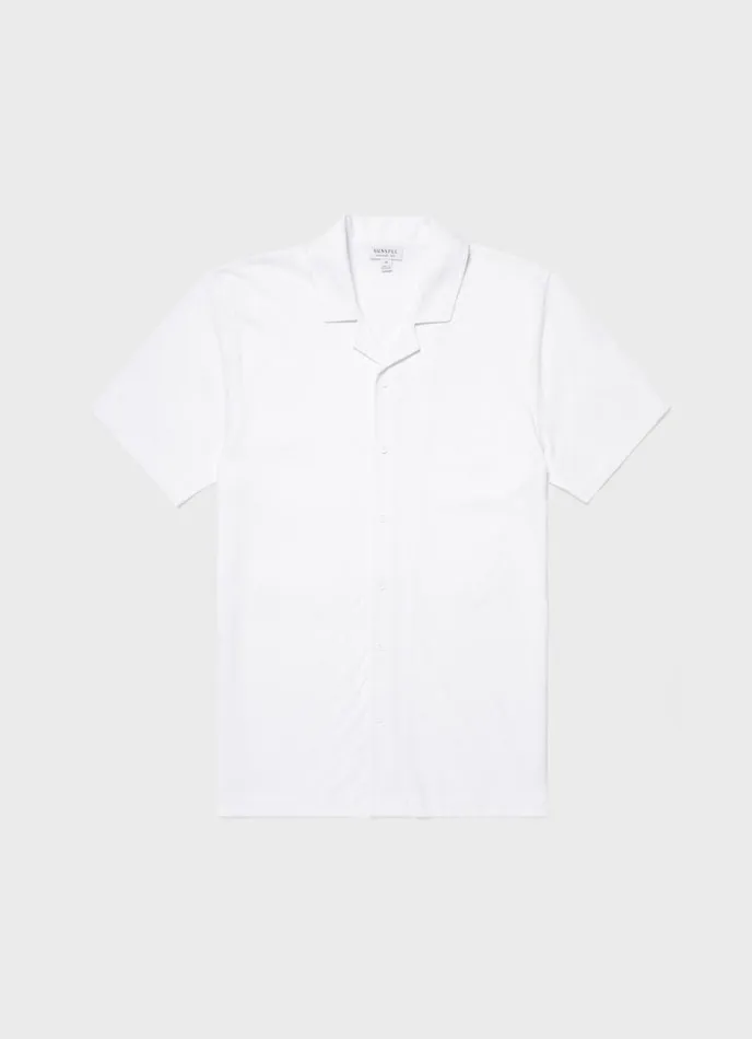 SUNSPEL Shirts Riviera Camp Collar Shirt White 8211 Men