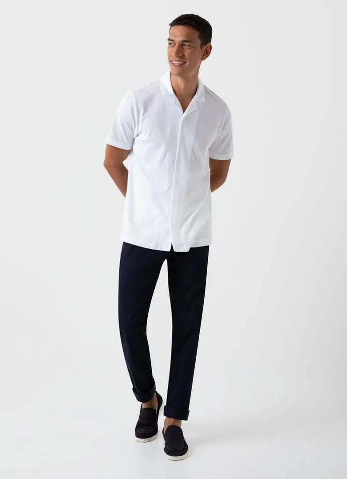 SUNSPEL Shirts Riviera Camp Collar Shirt White 8211 Men