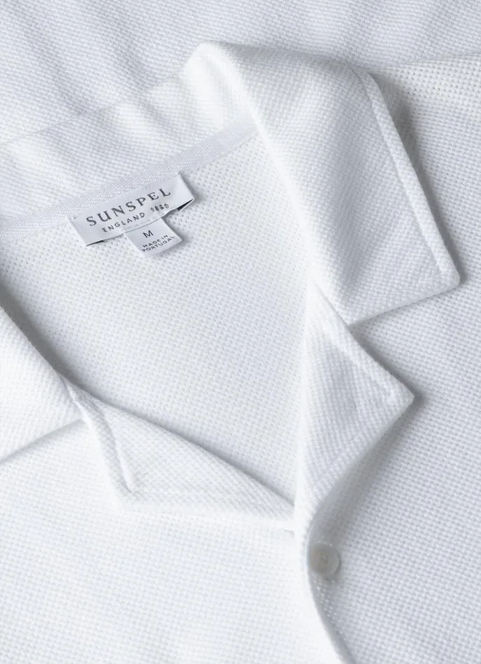 SUNSPEL Shirts Riviera Camp Collar Shirt White 8211 Men
