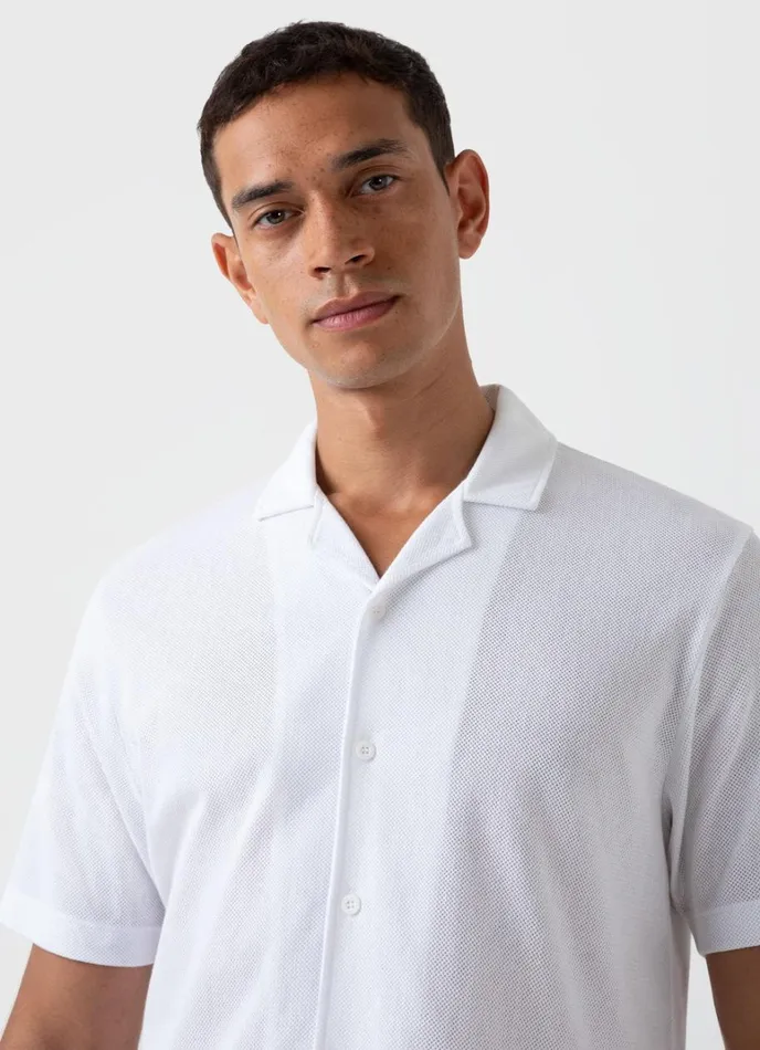 SUNSPEL Shirts Riviera Camp Collar Shirt White 8211 Men