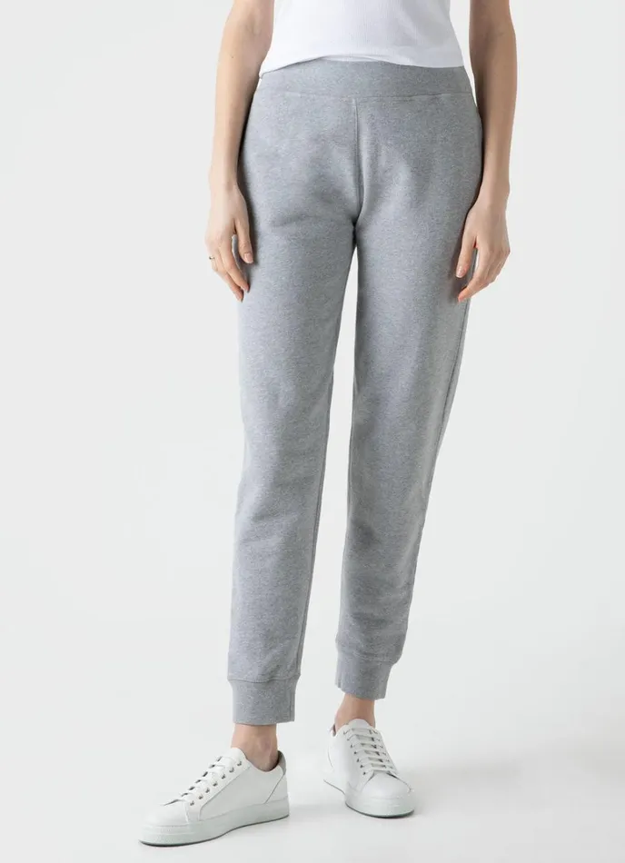 SUNSPEL Sweatshirts and Sweatpants Relaxed Loopback Sweatpants Grey Melange 8211 Women