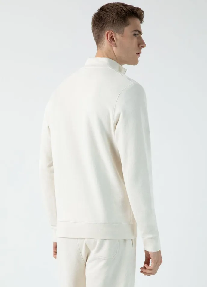 SUNSPEL Sweatshirts and Sweatpants Undyed Half Zip Loopback Sweatshirt Undyed 8211 Men