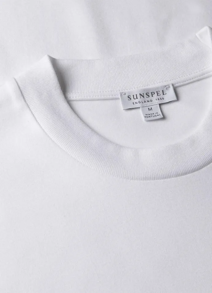 SUNSPEL Tshirts Relaxed Fit Heavyweight Tshirt White 8211 Men