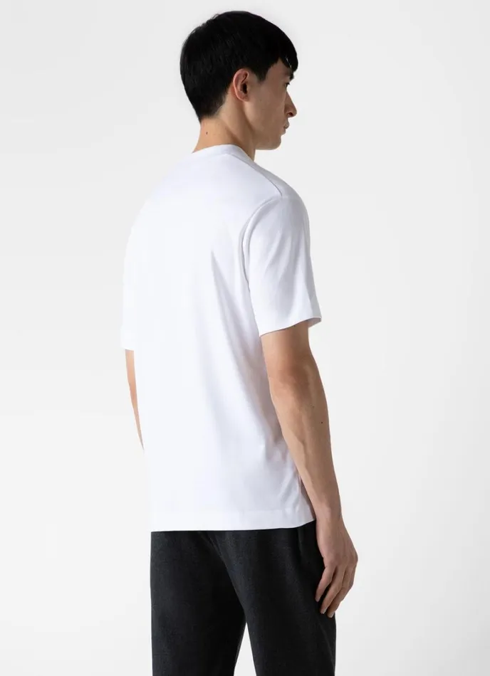 SUNSPEL Tshirts Relaxed Fit Heavyweight Tshirt White 8211 Men