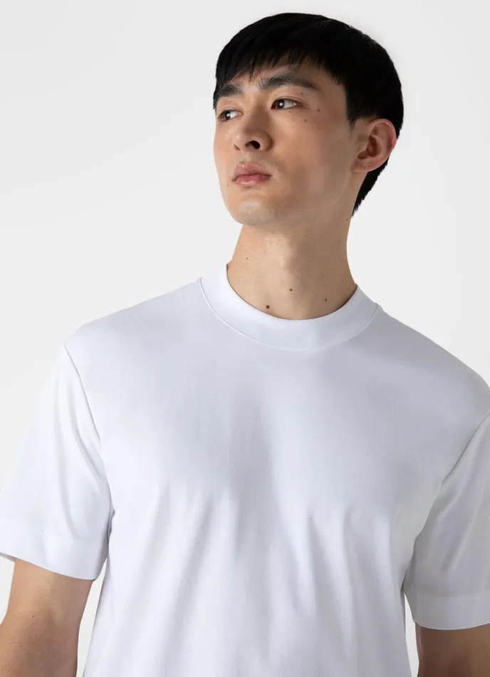SUNSPEL Tshirts Relaxed Fit Heavyweight Tshirt White 8211 Men