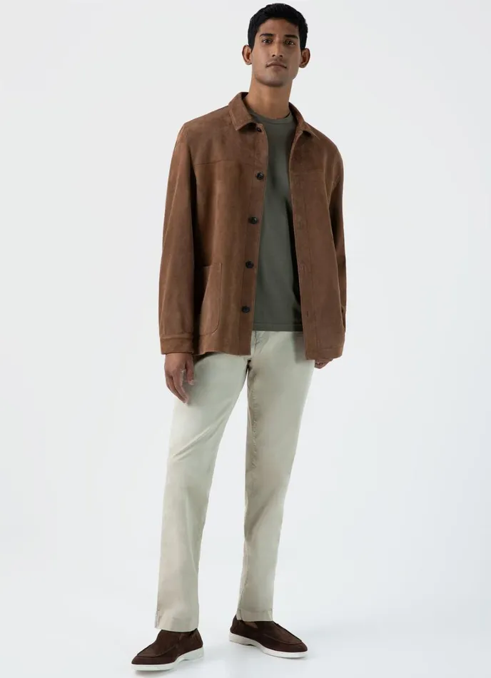 SUNSPEL Tshirts Riviera Midweight Tshirt Khaki 8211 Men