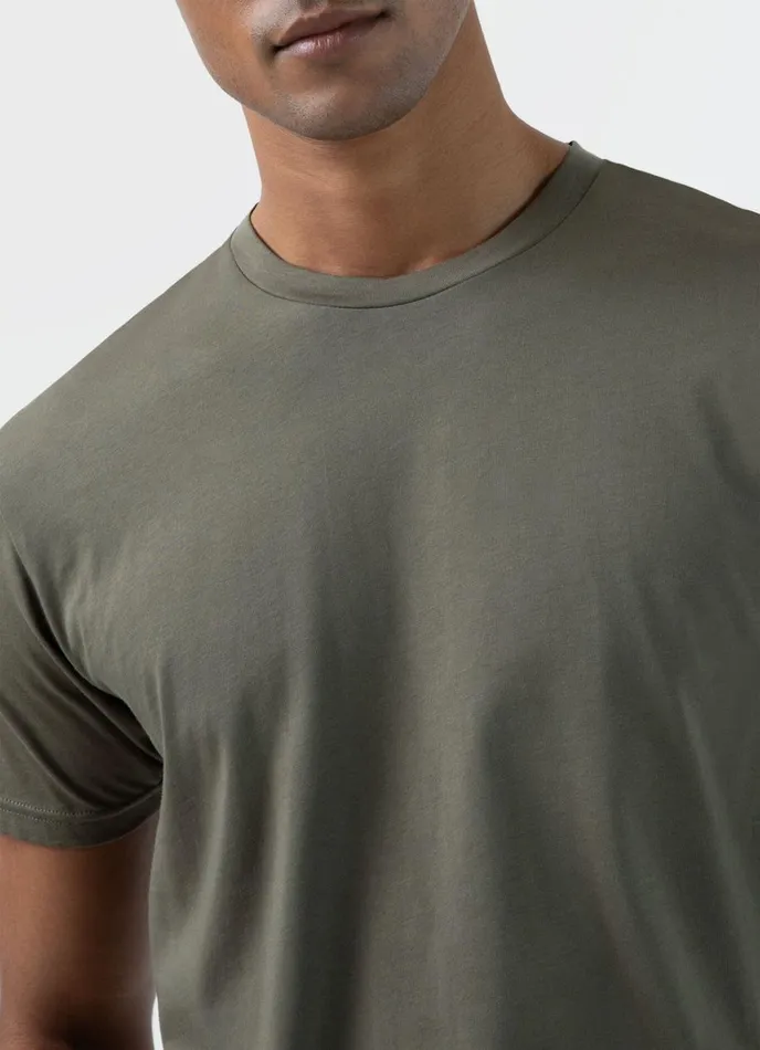 SUNSPEL Tshirts Riviera Midweight Tshirt Khaki 8211 Men