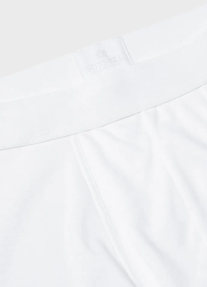 SUNSPEL Trunks and Shorts Sea Island Cotton Trunks White 8211 Men