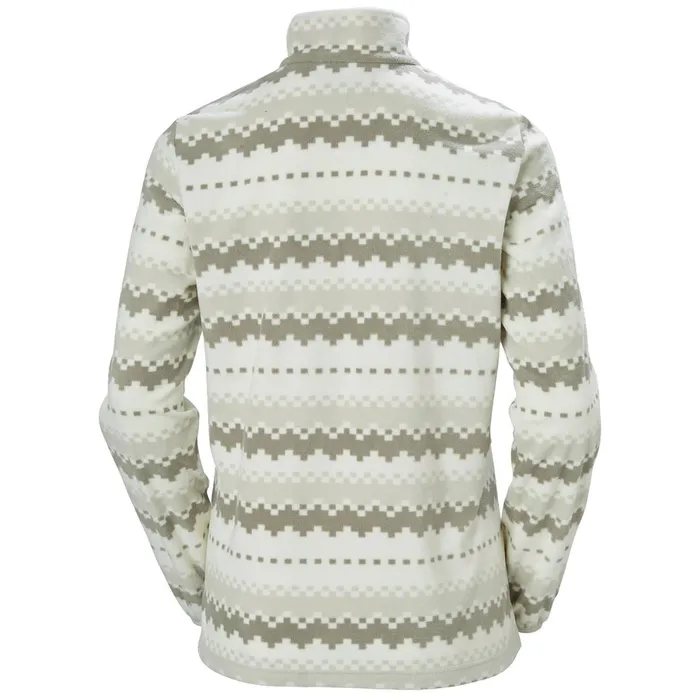 Sweaters Hoodies and Long Sleeve Shirts Women Helly Hansen W KULPEN PRINTED FLEECE 047 Snow Norweg