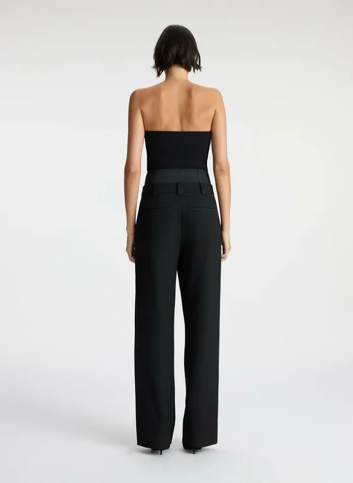 Sweaters Women ALC Dean Strapless Compact Knit Top Black Sweaters Women ALC Dean Strapless Compact Knit Top Black