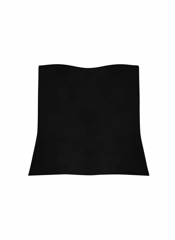 Sweaters Women ALC Dean Strapless Compact Knit Top Black Sweaters Women ALC Dean Strapless Compact Knit Top Black
