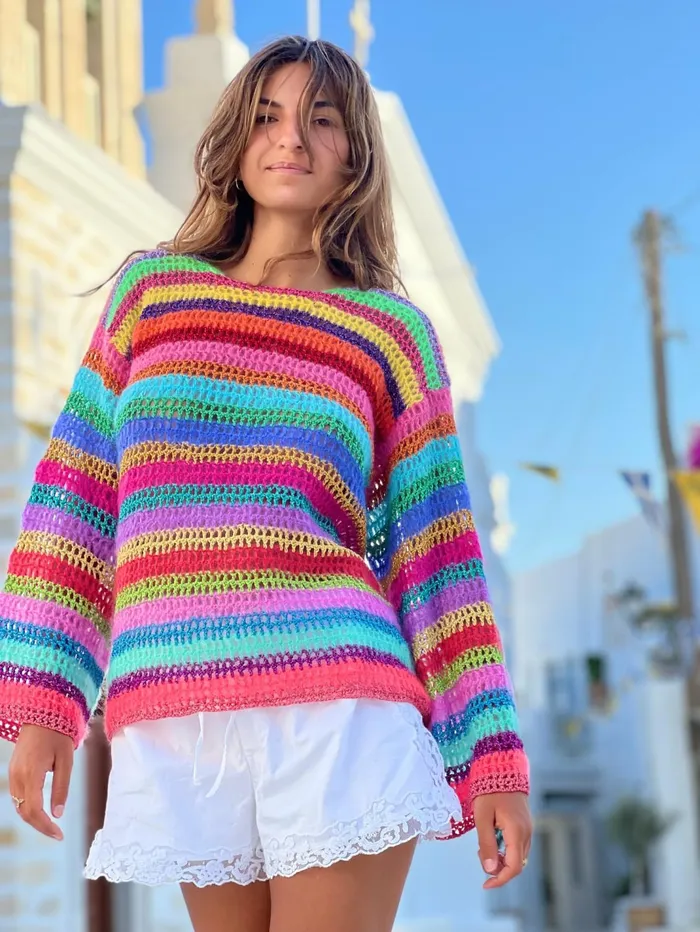 Sweaters Women Rose Carmine SWEATER RESILLE STRONGS
