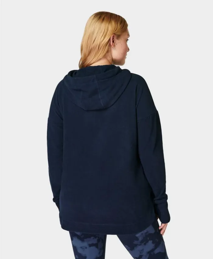 Sweaty Betty Escape Luxe Fleece Hoodie Navy Blue Clothing Sweatshirts Hoodies Sweaty Betty Escape Luxe Fleece Hoodie Navy Blue Clothing Sweatshirts Hoodies