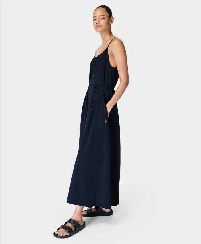 Sweaty Betty Explorer Strappy Summer Dress Black Clothing