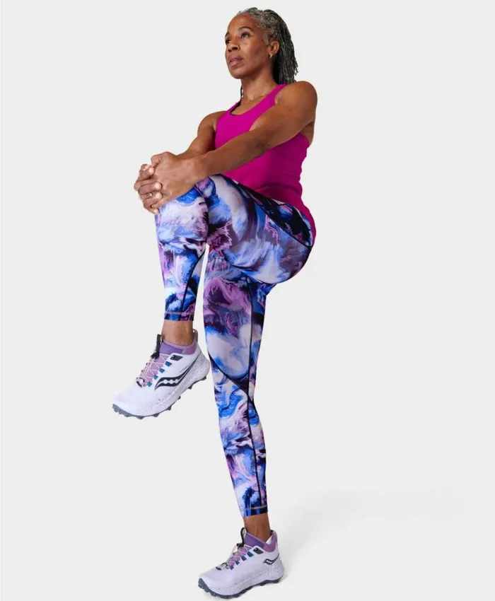 Sweaty Betty Power Pro 78 Workout Leggings Blue Virtual Landscape Print Clothing 78 Length Sweaty Betty Power Pro 78 Workout Leggings Blue Virtual Landscape Print Clothing 78 Length
