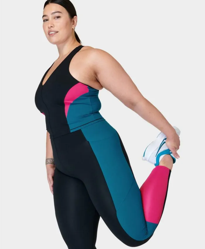 Sweaty Betty Power UltraSculpt HighWaisted Colour Block Workout Leggings Black Beetpink Reefteal Clothing Full Length Sweaty Betty Power UltraSculpt HighWaisted Colour Block Workout Leggings Black Beetpink Reefteal Clothing Full Length