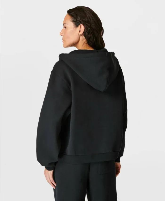 Sweaty Betty Powerhouse Zip Up Hoodie Black Clothing Sweatshirts Hoodies