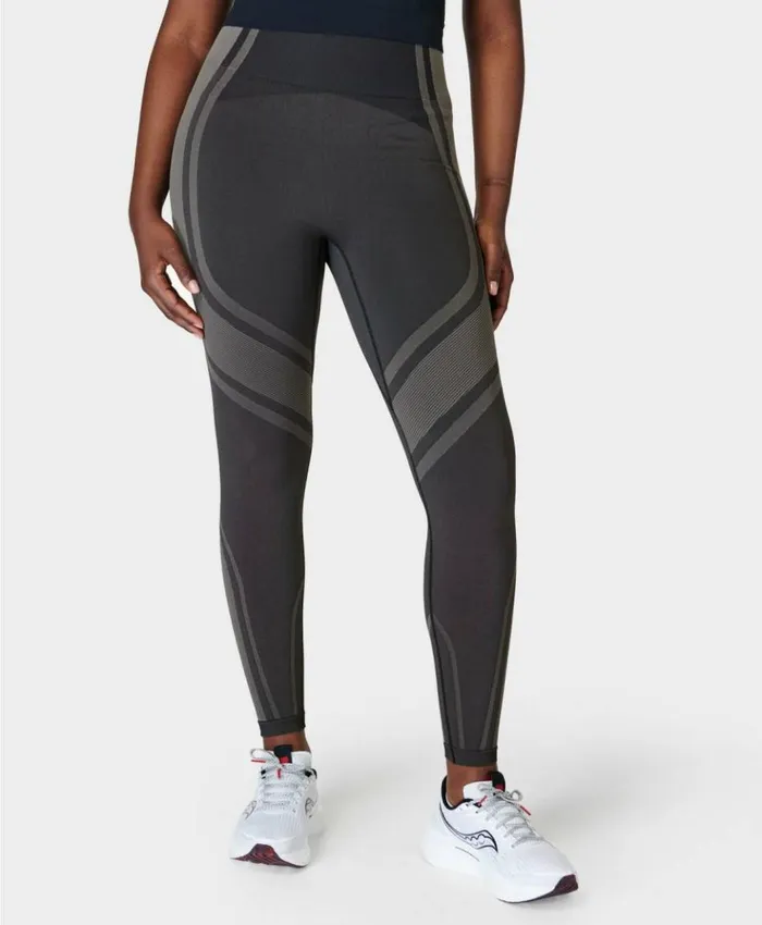 Sweaty Betty Silhouette Sculpt Seamless Workout Leggings Black Clothing Full Length Sweaty Betty Silhouette Sculpt Seamless Workout Leggings Black Clothing Full Length