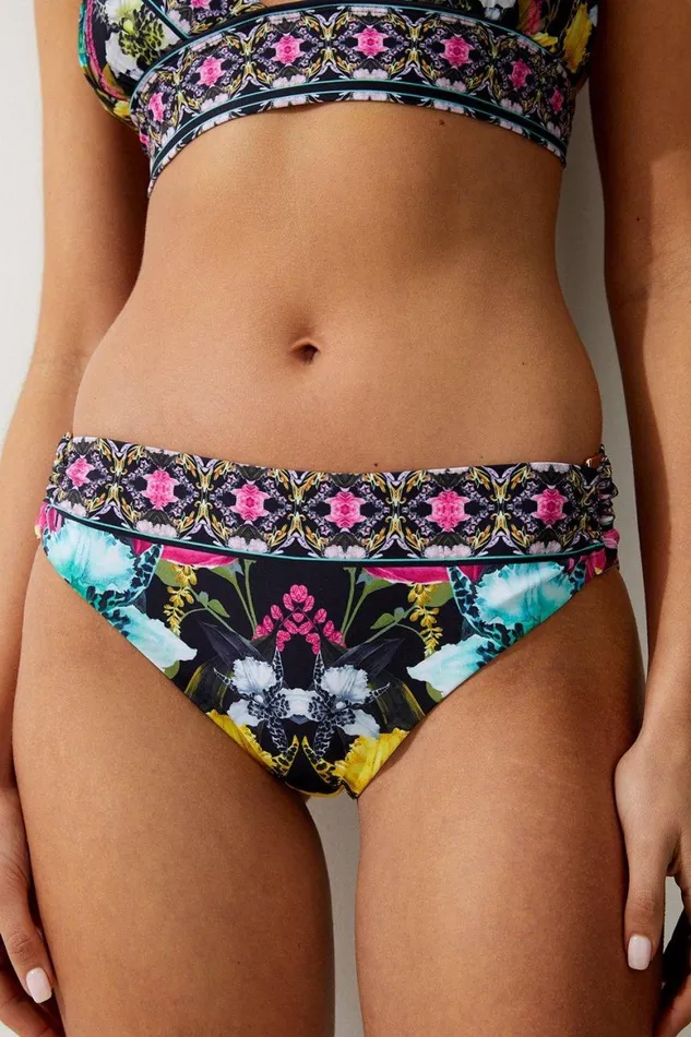 Swimwear Women Karen Millen Mirror Print Bikini Bottoms Multi