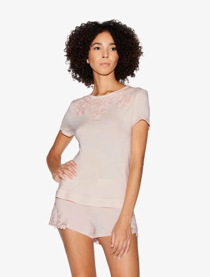 Tshirt In Pink Sleepwear La Perla Camisoles