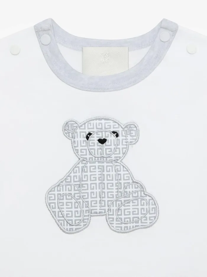 TShirt Shorts And Bandana Gift Set Greywhite Kids Givenchy