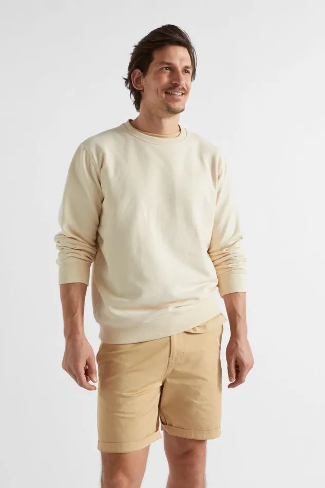 TShirts and Sweaters Man Seed Heritage Crewneck Sweatshirt Ecru