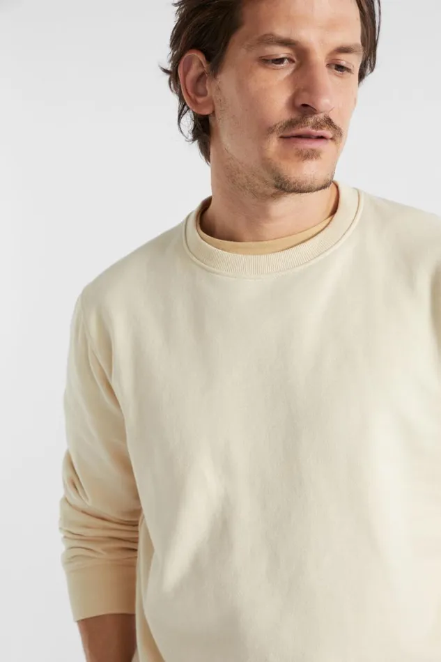 TShirts and Sweaters Man Seed Heritage Crewneck Sweatshirt Ecru