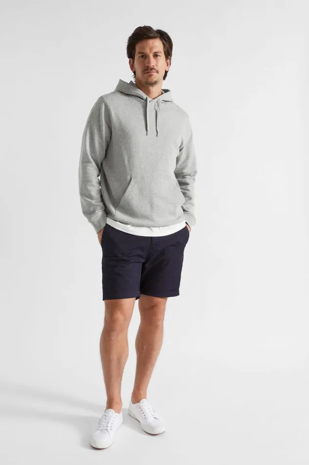 TShirts and Sweaters Man Seed Heritage Hooded Sweatshirt Grey Marle