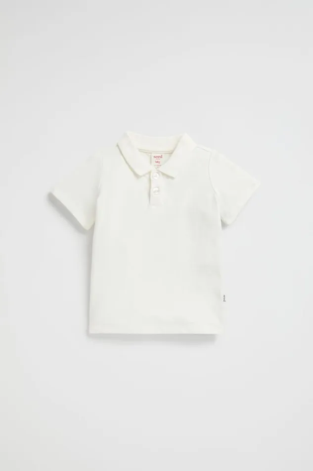 TShirts and Tops Baby Seed Heritage Core Polo Tee Canvas