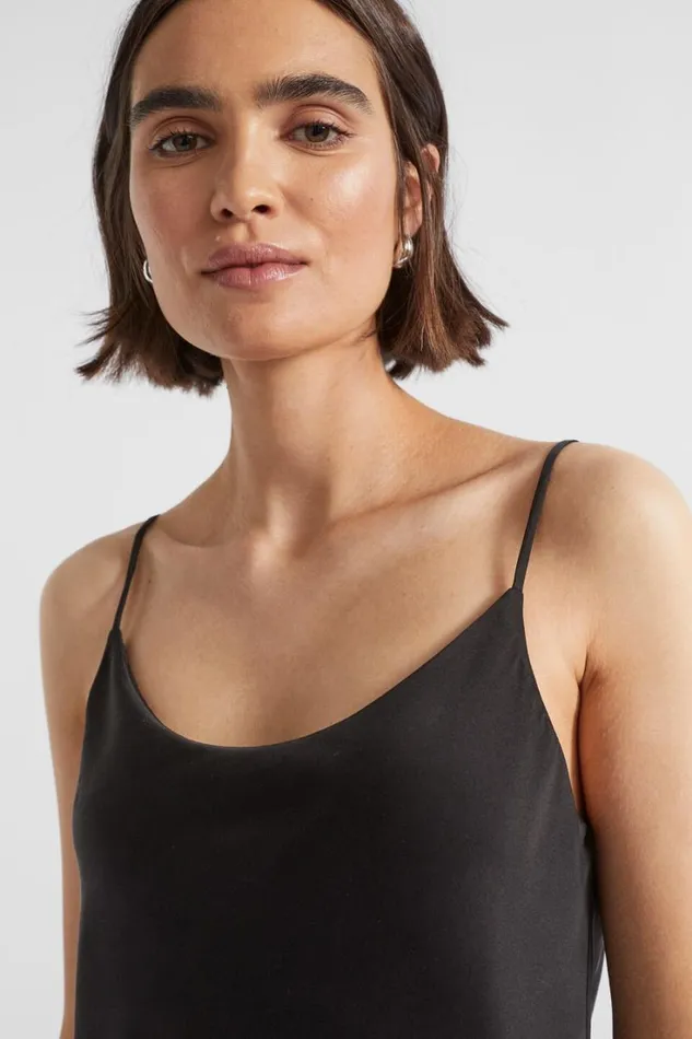 TShirts and Tops Woman Seed Heritage Silk Camisole Black