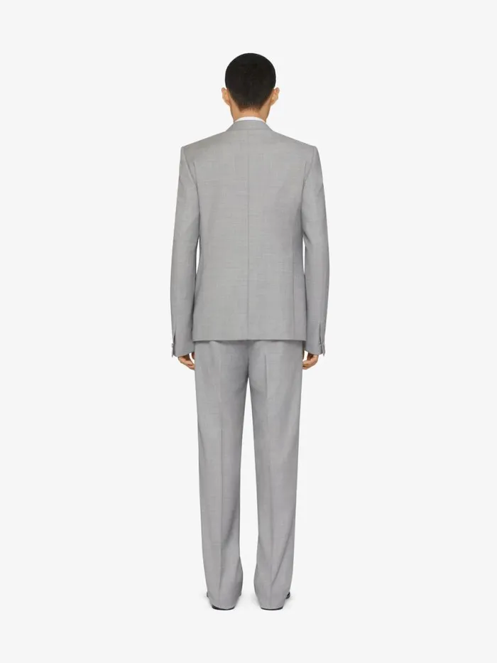 Tailored Pants In Wool Greywhite Men Givenchy Pants and Shorts
