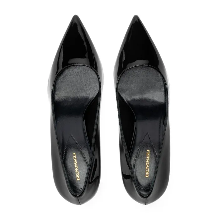 Tara Black Patent Pump Women Bruno Magli Heels