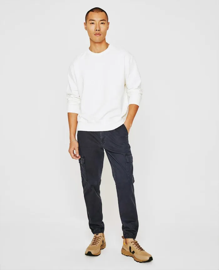 Tellis Cargo Sulfur Pure Black Men AG Jeans Pants