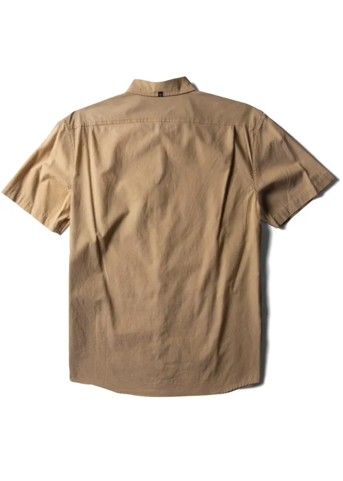 The Box Eco Ss Shirt Golden Hour Men Vissla Shirts and Flannels