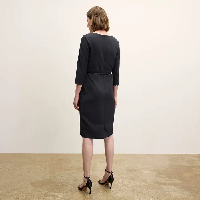 The Etsuko Dress 8211 Recycled WonderTex Black Dresses M M LaFleur Women