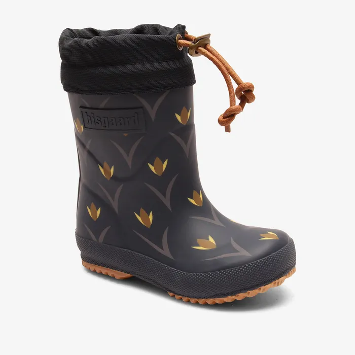 Thermo boots thermo tulip flowers Blue bisgaardshoes KIDS
