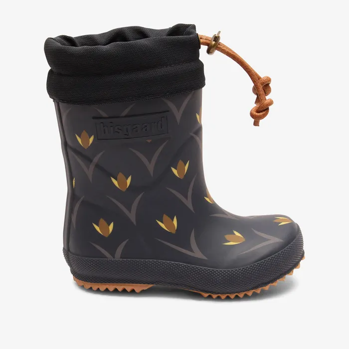 Thermo boots thermo tulip flowers Blue bisgaardshoes KIDS