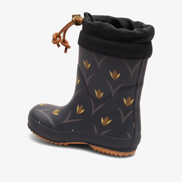 Thermo boots thermo tulip flowers Blue bisgaardshoes KIDS