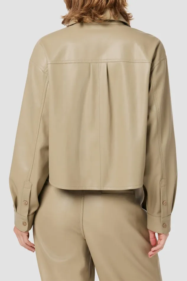 Tops and Sweaters Women Hudson Jeans Cropped Oversized Shirt Chinchilla Tops and Sweaters Women Hudson Jeans Cropped Oversized Shirt Chinchilla