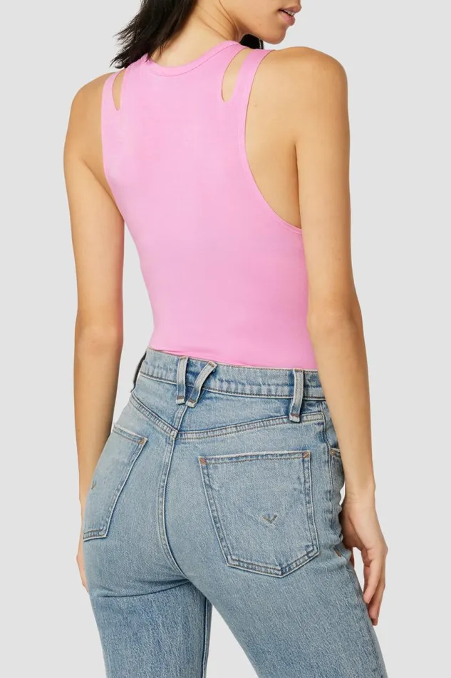Tops and Sweaters Women Hudson Jeans Cut Out Bodysuit Fuchsia Pink Tops and Sweaters Women Hudson Jeans Cut Out Bodysuit Fuchsia Pink