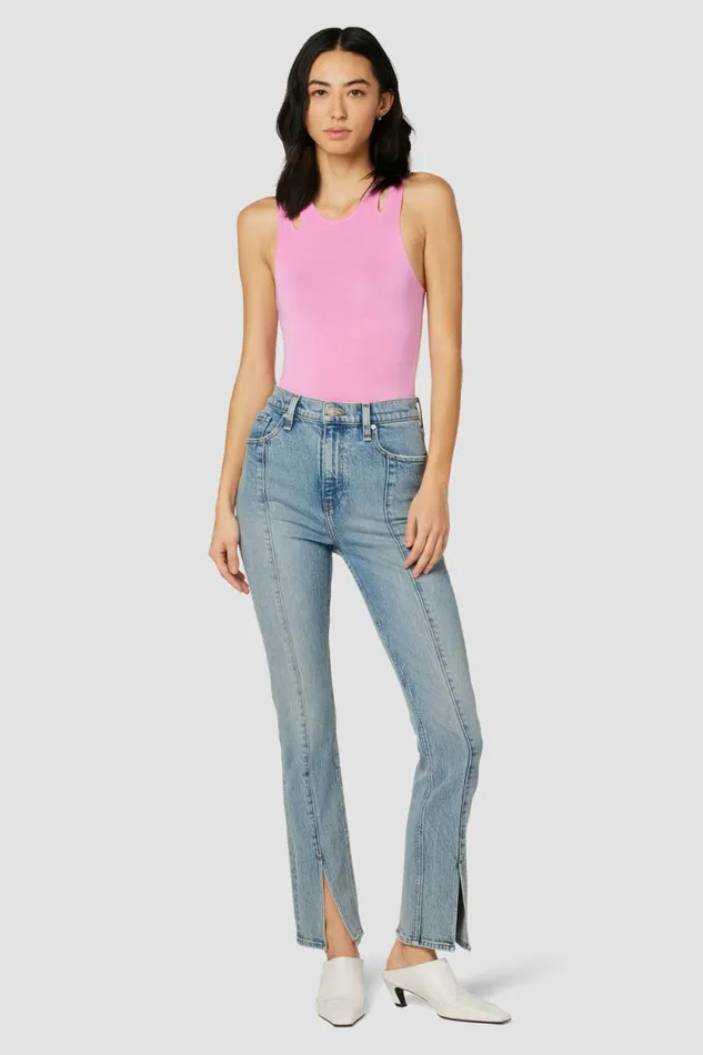 Tops and Sweaters Women Hudson Jeans Cut Out Bodysuit Fuchsia Pink Tops and Sweaters Women Hudson Jeans Cut Out Bodysuit Fuchsia Pink