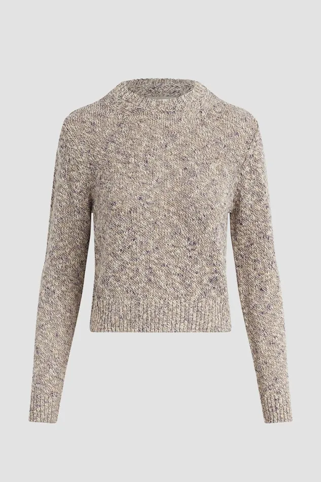 Tops and Sweaters Women Hudson Jeans Draped V Back Sweater Marbled Gray Tops and Sweaters Women Hudson Jeans Draped V Back Sweater Marbled Gray