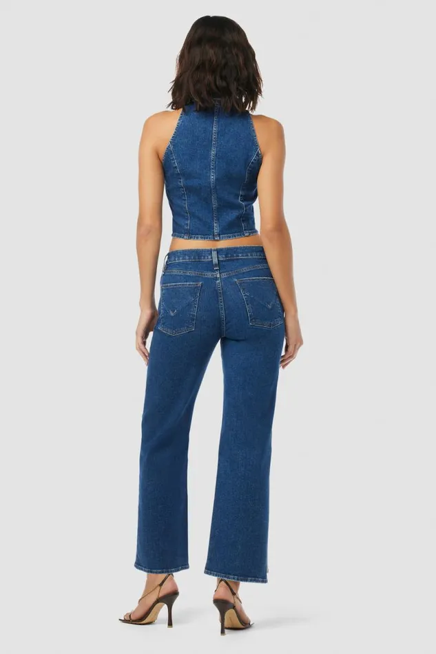 Tops and Sweaters Women Hudson Jeans Halter Vest Rocky Blue Tops and Sweaters Women Hudson Jeans Halter Vest Rocky Blue
