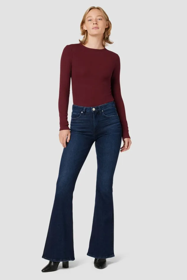 Tops and Sweaters Women Hudson Jeans Knot Back Bodysuit Bordeaux Tops and Sweaters Women Hudson Jeans Knot Back Bodysuit Bordeaux